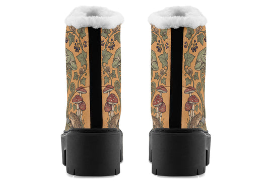 Bitter Berry Platform Winter Boots