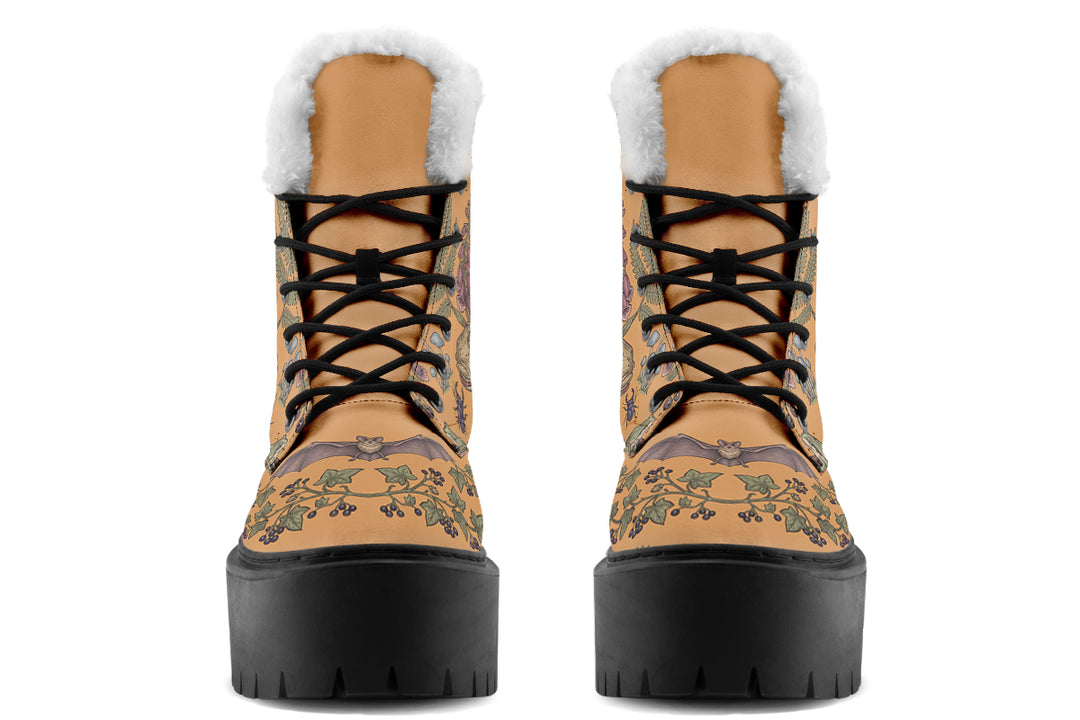 Bitter Berry Platform Winter Boots