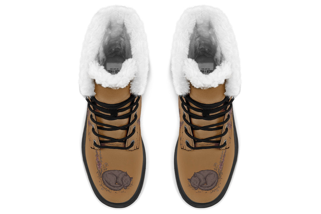 Candlelit Cabin Platform Winter Boots