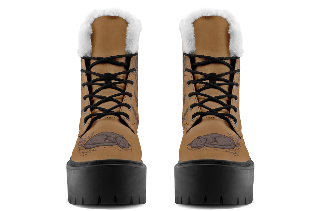 Candlelit Cabin Platform Winter Boots