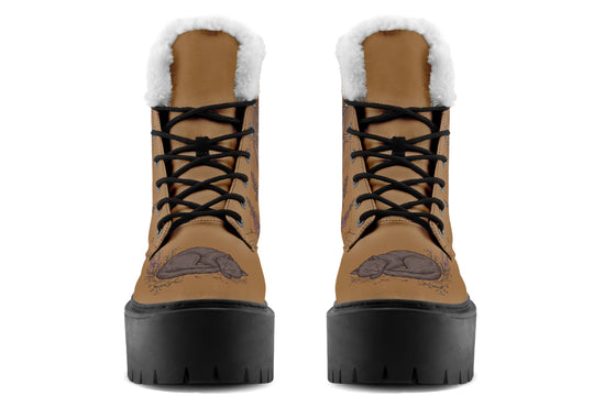 Candlelit Cabin Platform Winter Boots