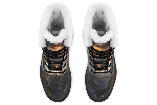 Charred Ore Platform Winter Boots