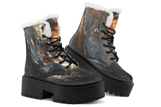 Charred Ore Platform Winter Boots