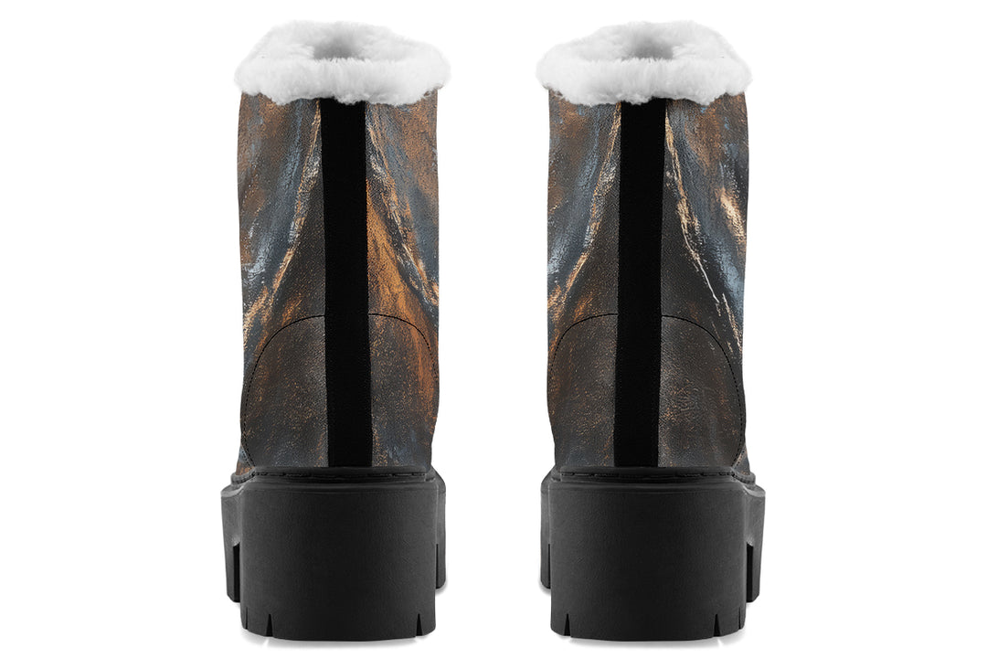 Charred Ore Platform Winter Boots