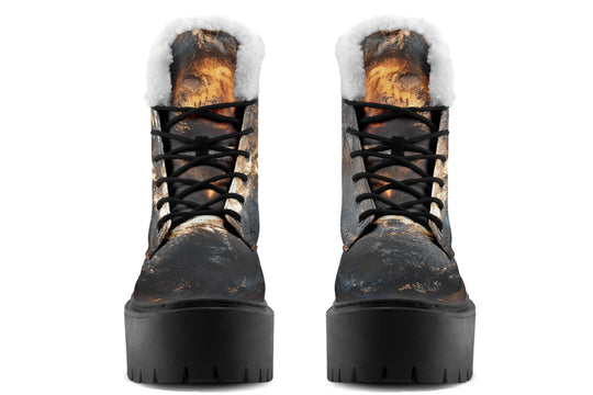 Charred Ore Platform Winter Boots