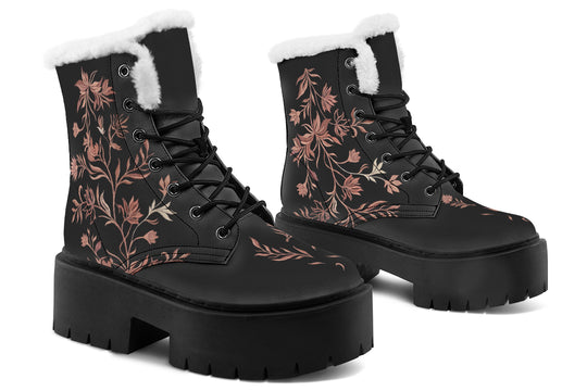 Copper Briar Platform Winter Boots
