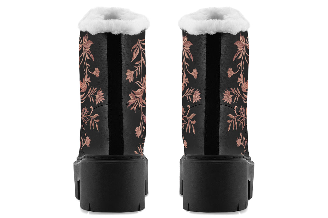 Copper Briar Platform Winter Boots