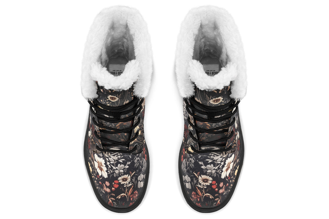Dark Fairytale Platform Winter Boots