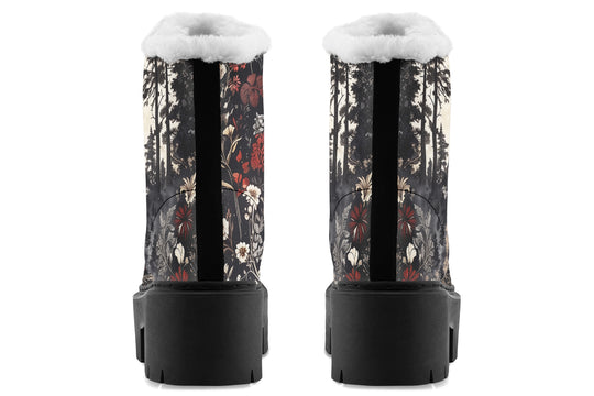 Dark Fairytale Platform Winter Boots