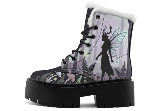 Deer Sprite Platform Winter Boots