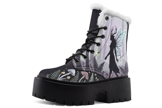 Deer Sprite Platform Winter Boots