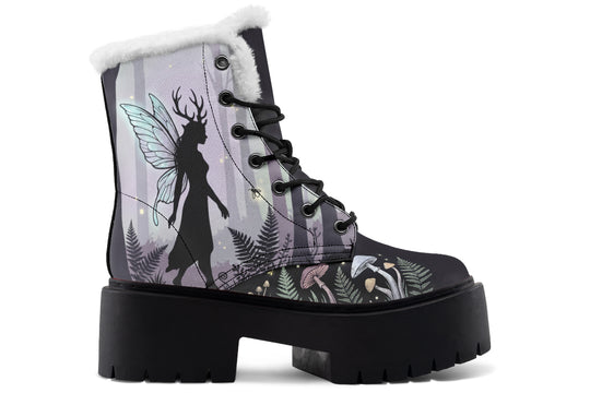 Deer Sprite Platform Winter Boots
