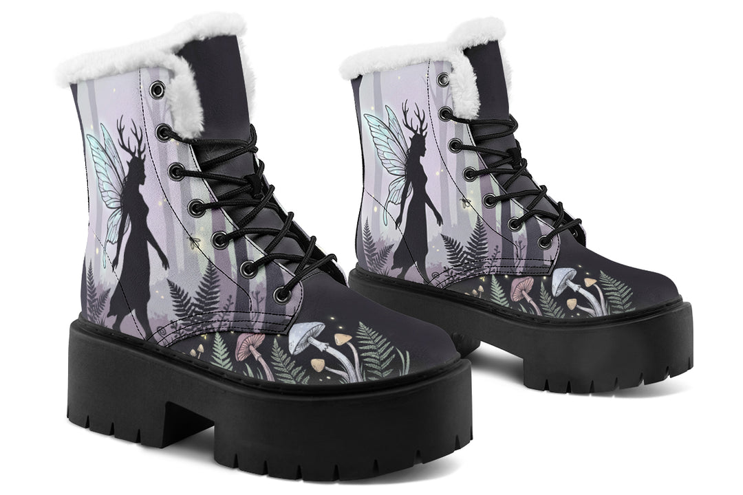Deer Sprite Platform Winter Boots