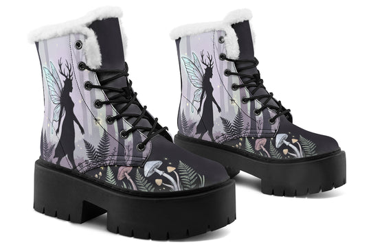 Deer Sprite Platform Winter Boots