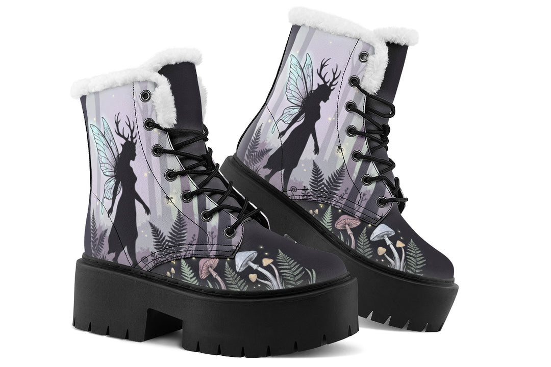 Deer Sprite Platform Winter Boots