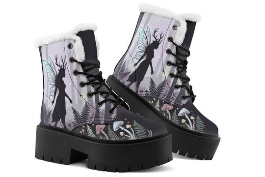 Deer Sprite Platform Winter Boots