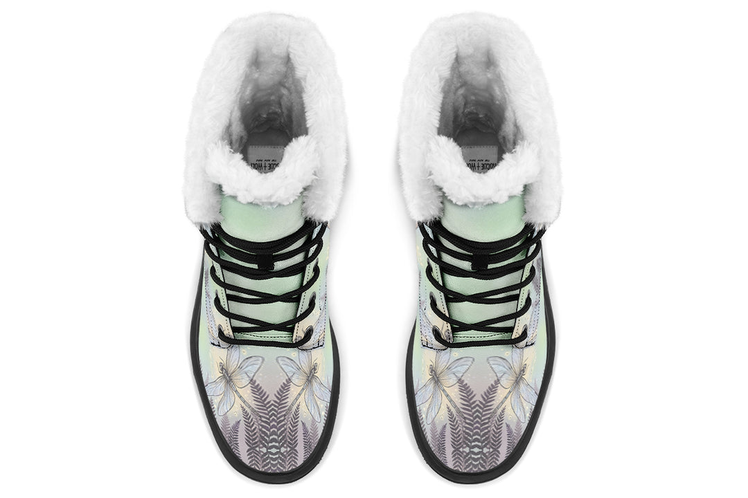 Dragonfly Rider Platform Winter Boots