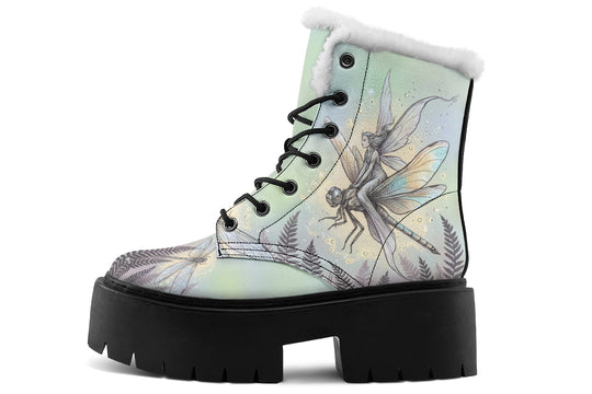 Dragonfly Rider Platform Winter Boots