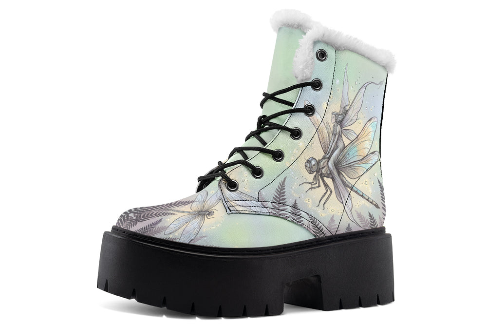 Dragonfly Rider Platform Winter Boots