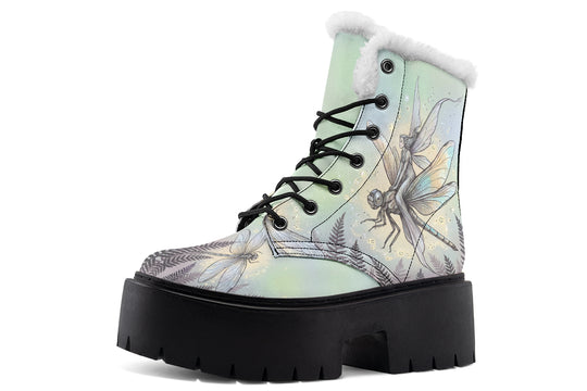 Dragonfly Rider Platform Winter Boots