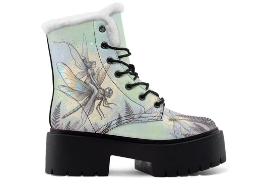 Dragonfly Rider Platform Winter Boots