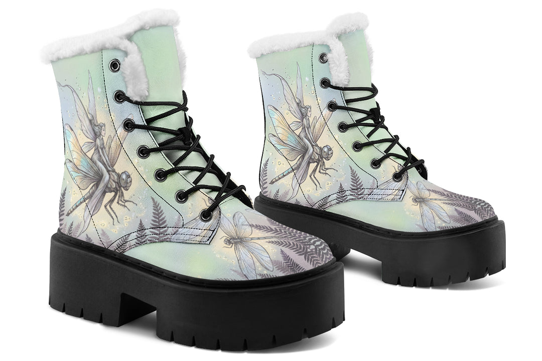 Dragonfly Rider Platform Winter Boots