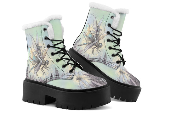 Dragonfly Rider Platform Winter Boots