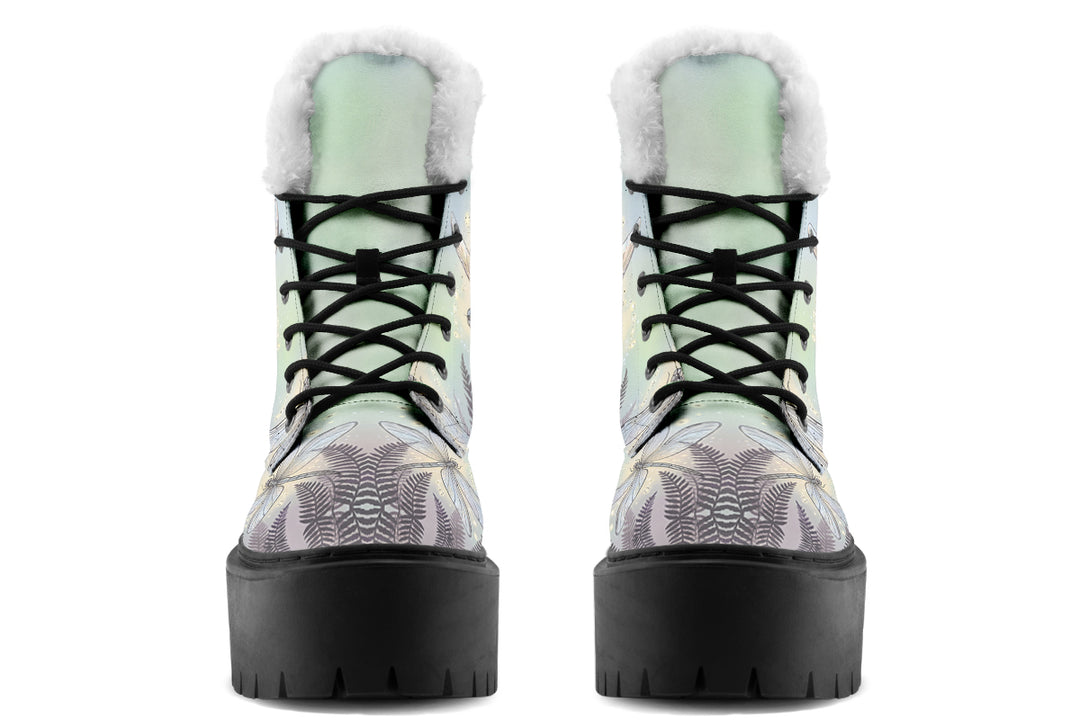 Dragonfly Rider Platform Winter Boots