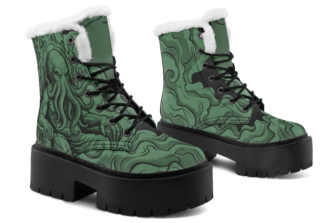 Eldritch Wake Platform Winter Boots