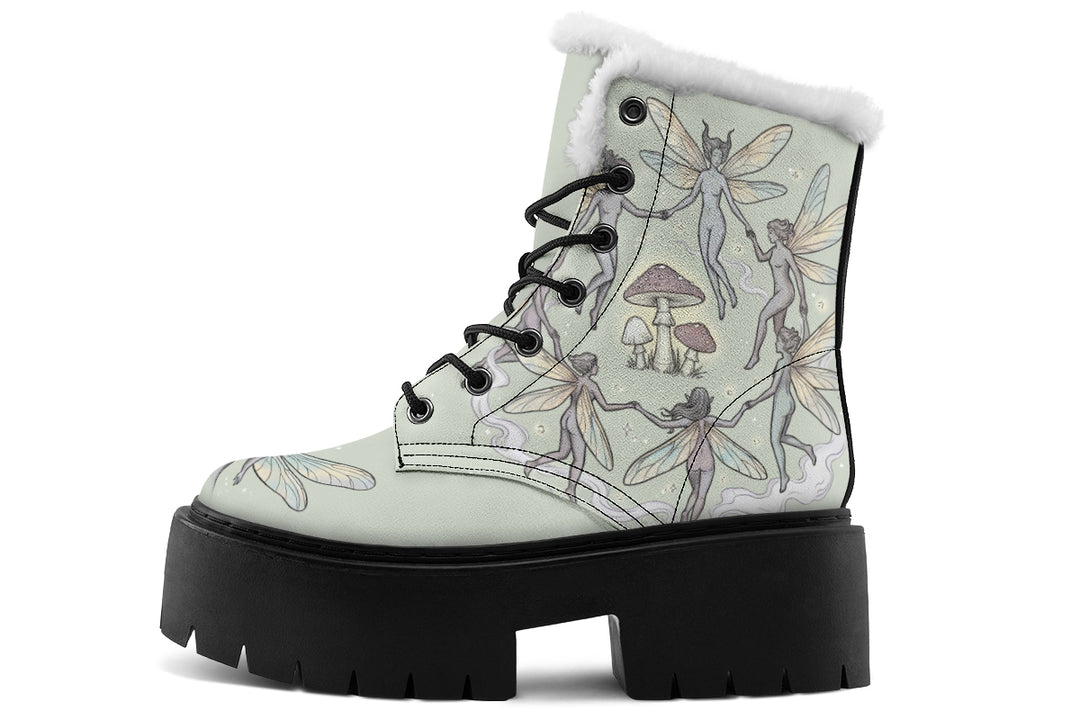 Fairy Ring Platform Winter Boots