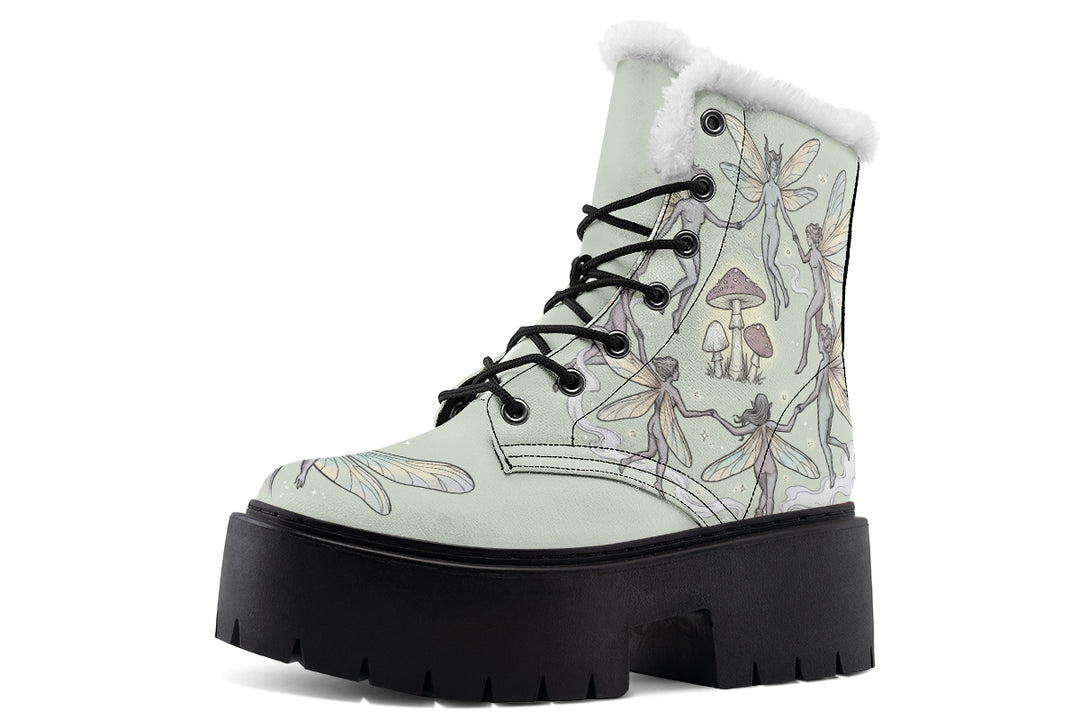 Fairy Ring Platform Winter Boots