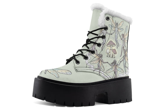 Fairy Ring Platform Winter Boots