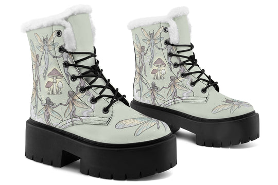 Fairy Ring Platform Winter Boots