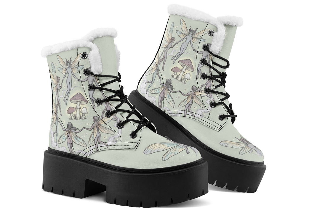 Fairy Ring Platform Winter Boots