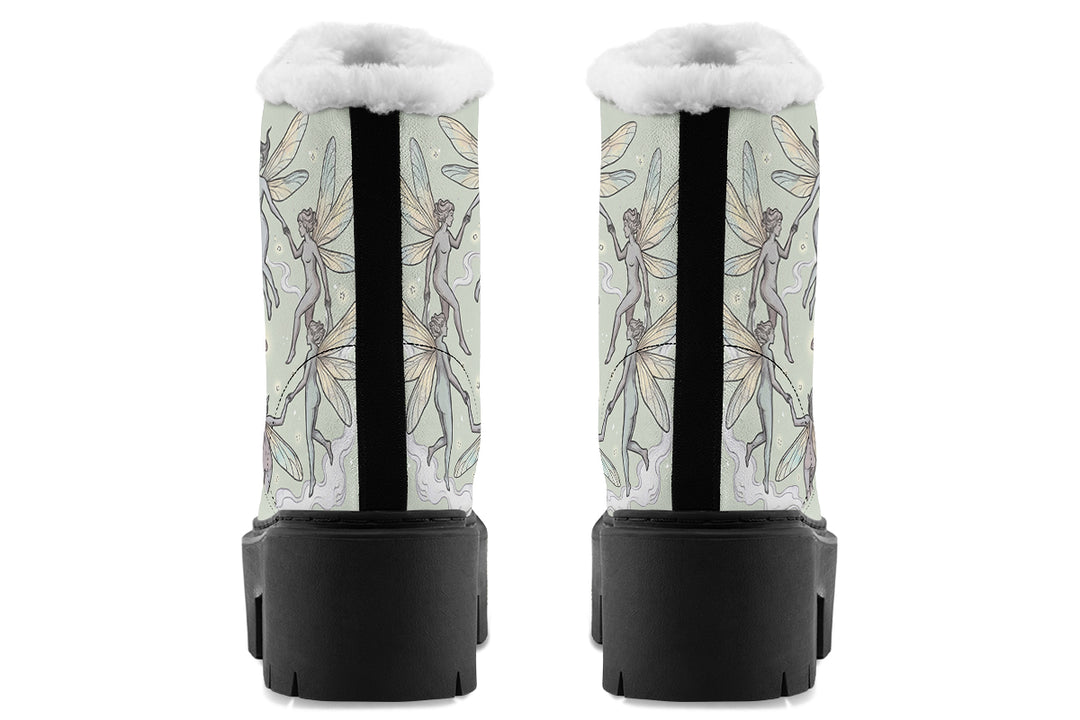 Fairy Ring Platform Winter Boots