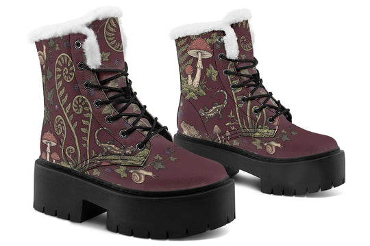 Fern Frenzy Platform Winter Boots