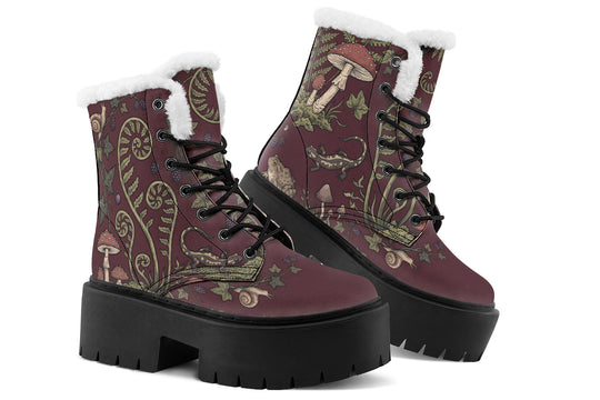 Fern Frenzy Platform Winter Boots