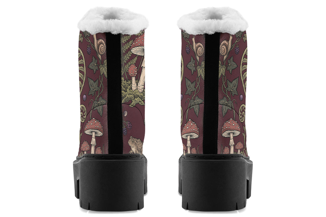 Fern Frenzy Platform Winter Boots