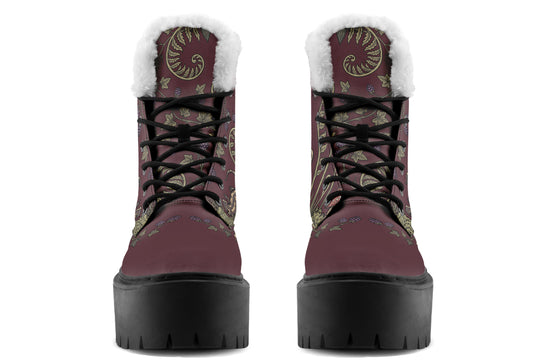 Fern Frenzy Platform Winter Boots
