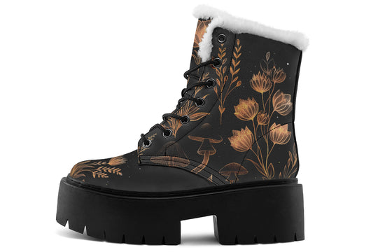Folium Obscura Platform Winter Boots