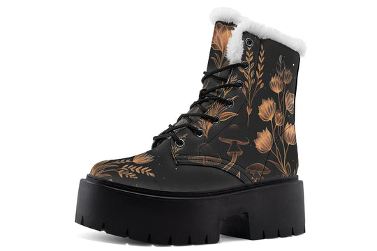 Folium Obscura Platform Winter Boots