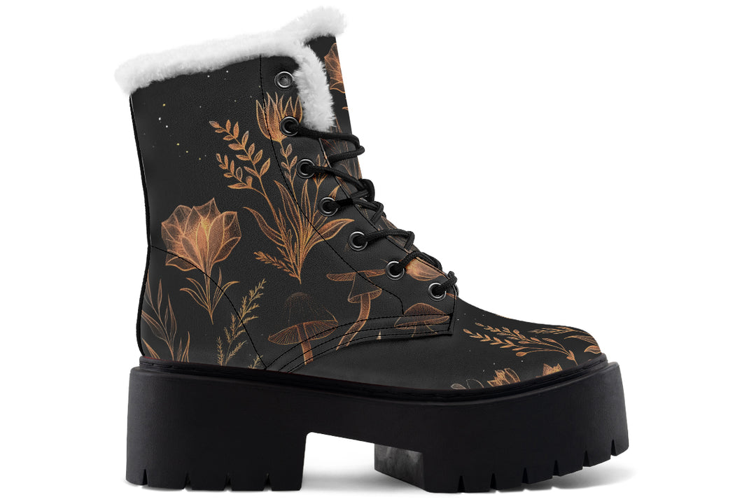 Folium Obscura Platform Winter Boots