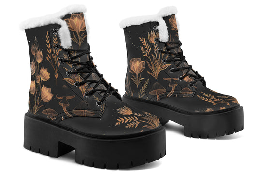 Folium Obscura Platform Winter Boots