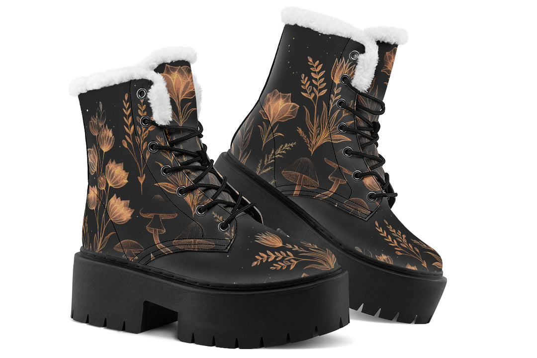 Folium Obscura Platform Winter Boots