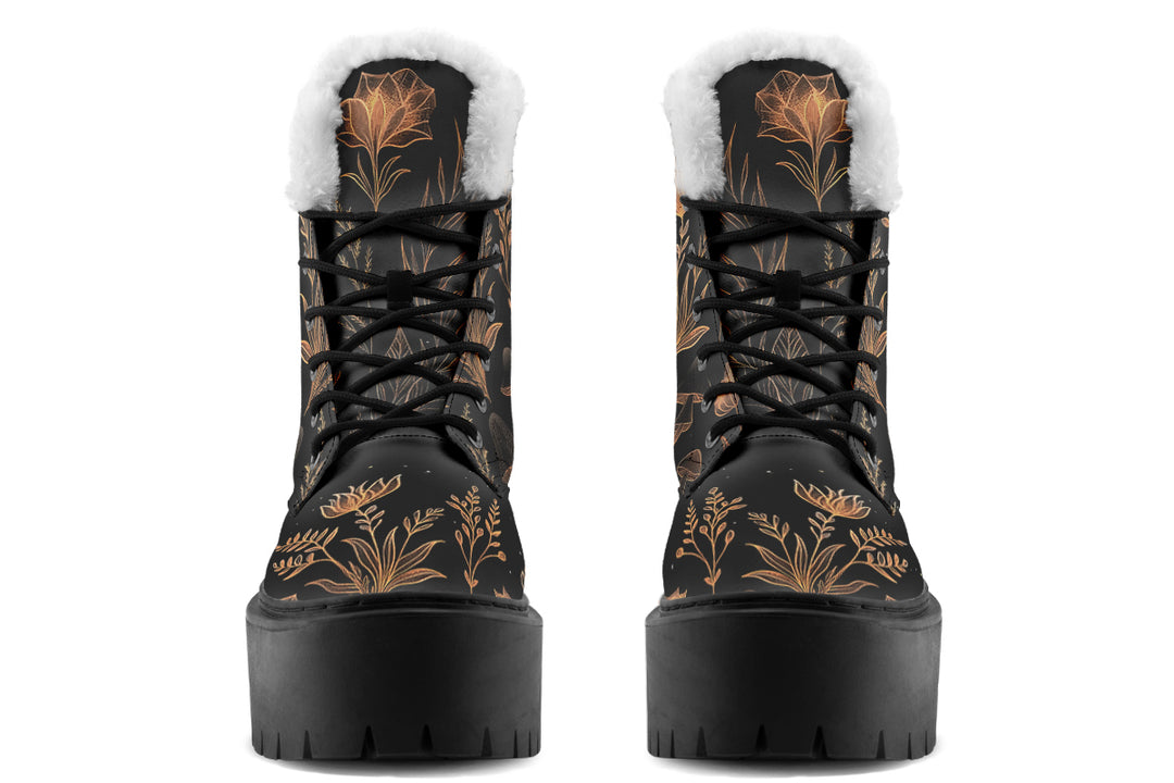 Folium Obscura Platform Winter Boots