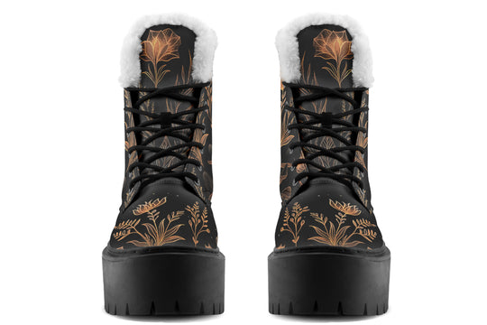 Folium Obscura Platform Winter Boots