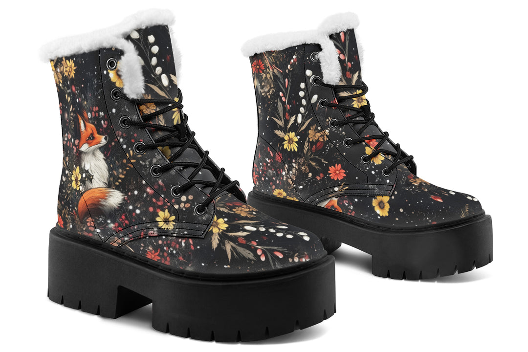 Fox Spirit Platform Winter Boots