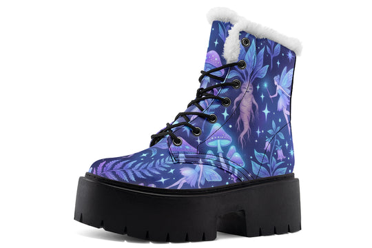 Good Day to be a Fairy Platform Winter Boots
