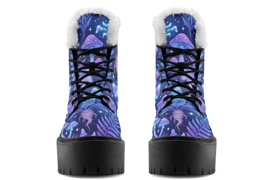 Good Day to be a Fairy Platform Winter Boots