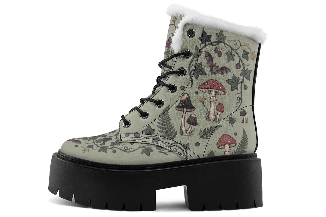 Ivy Wings Platform Winter Boots